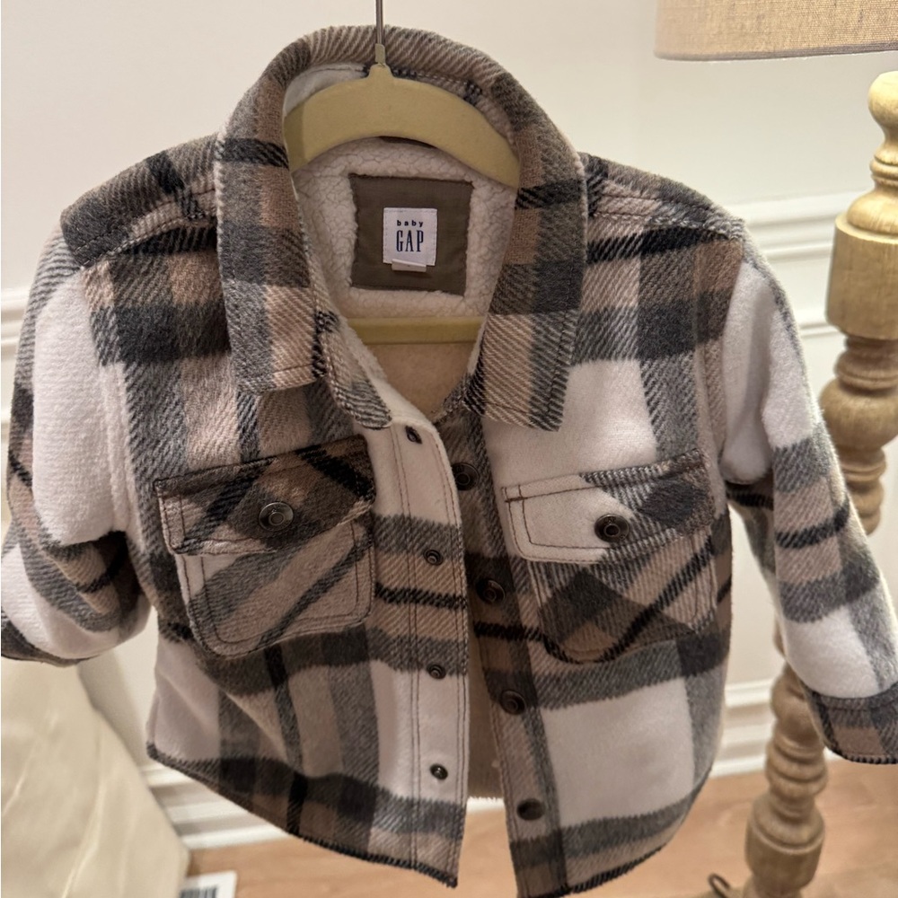 Baby gap plaid jacket 18-24 months
